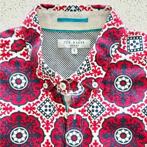 Ted Baker Short-Sleeve Shirt, Men’s Size 3 (Small), Excellent Condition